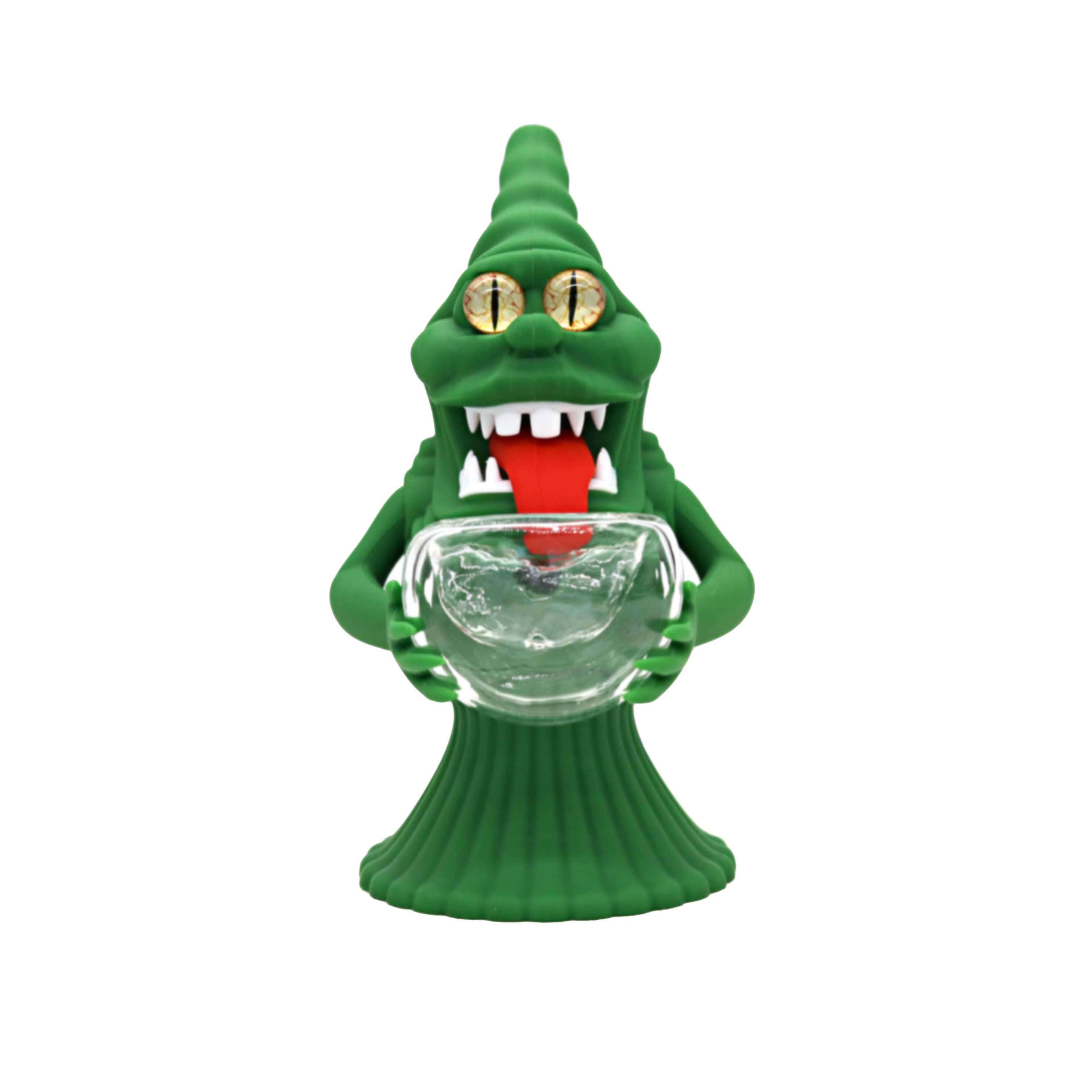 Green Monster Silicone Waterpipe (SL5028) | 7 inch  product image